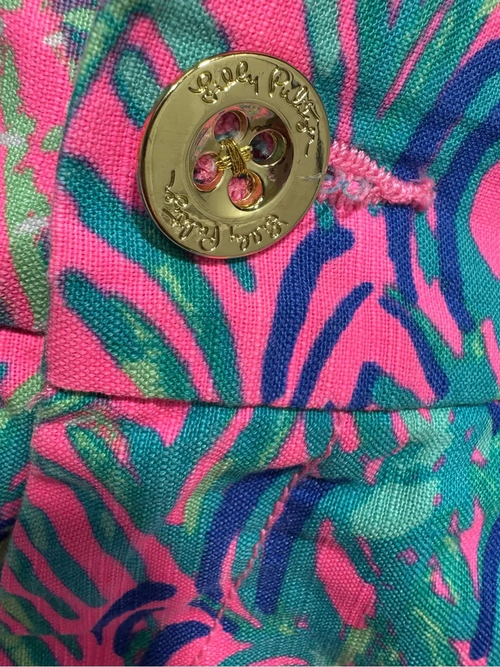 Lilly Pulitzer Shorts Lot 2 Womens Size 0 Pink Floral Tropical Print Preppy - Picture 13 of 16
